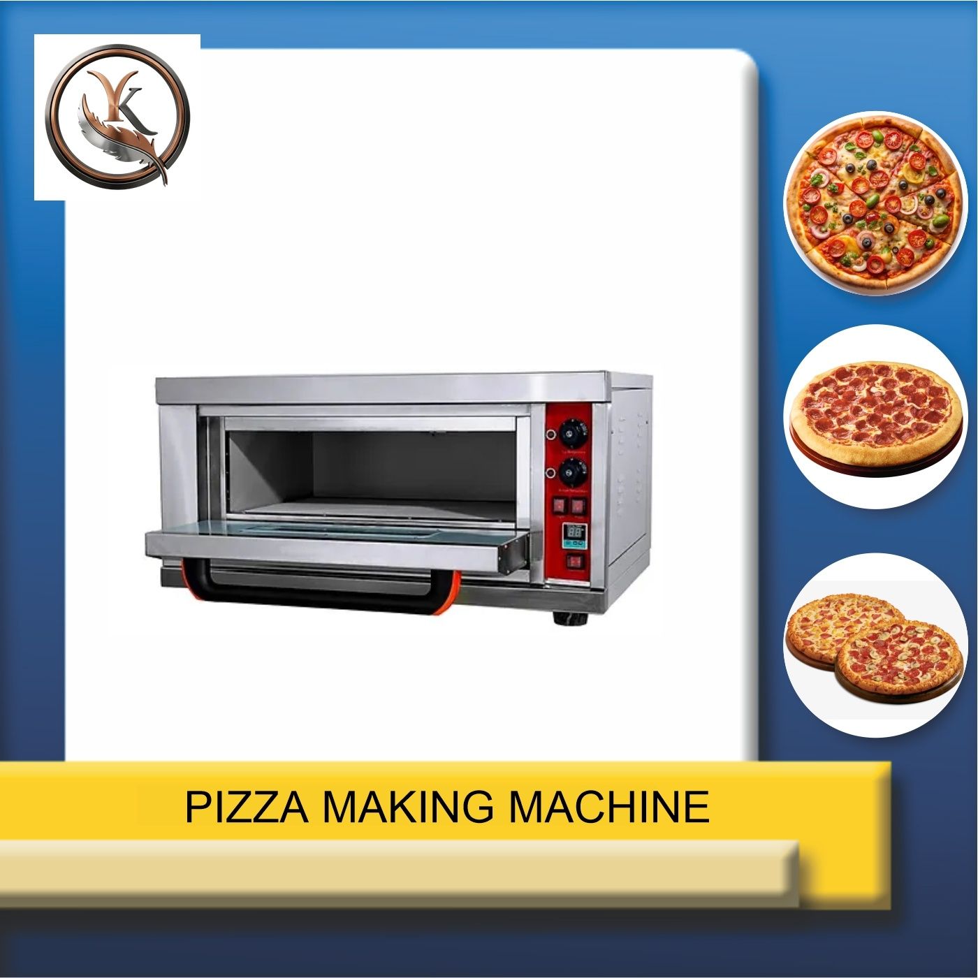 horizontal pizza making machine without stand
